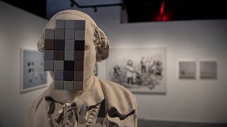 View of the exhibition "The Art of Banksy: Without Limits”