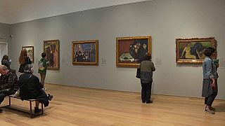 Obras de Edvard Munch em exposiçâo no Reino Unido.