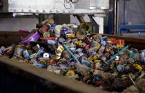 زباله‌های صادراتی در مرکز بازیافت