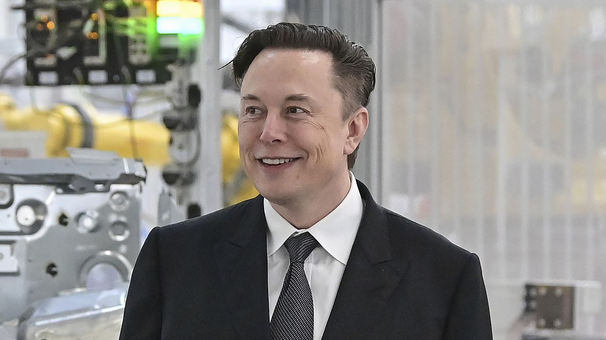 Tesla CEO Elon Musk attends the opening of the Tesla factory Berlin Brandenburg in Gruenheide, Germany, March 22, 2022. 