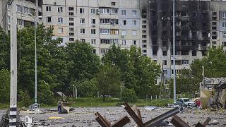 Εικόνες καταστροφής στο Σεβεροντονετσκ