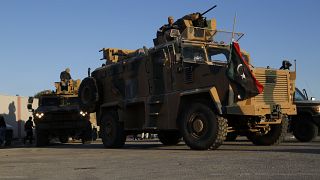 القوات الموالية لرئيس الوزراء عبد الحميد دبيبة والمعين من قبل الأمم المتحدة في طرابلس، ليبيا.