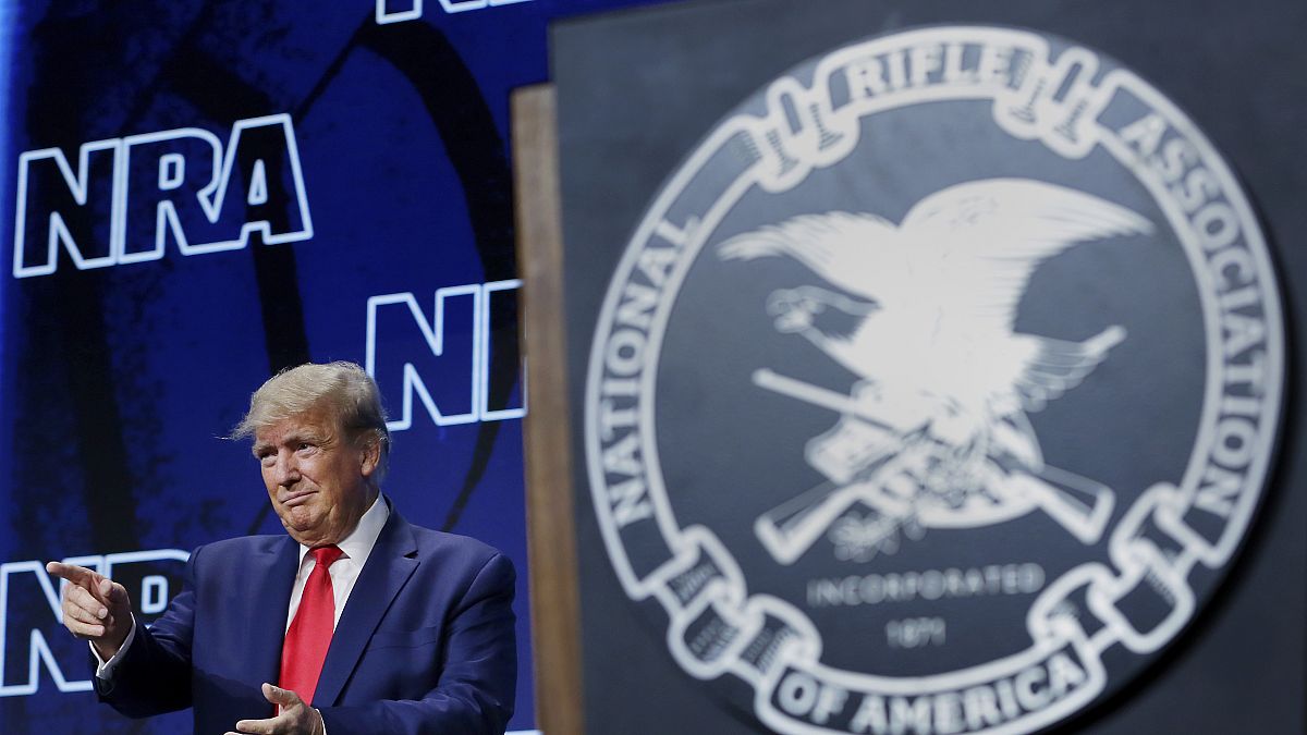 Donald Trump au congrès de la NRA, Texas, le 27 mai 2022