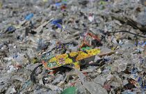 Alibeyköy'de bulunan plastik atıklar