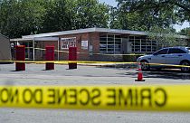 L'école primaire Ross à Uvalde, au Texas, touchée par une fusillade qui a 21 victimes.