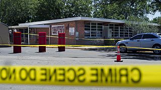L'école primaire Ross à Uvalde, au Texas, touchée par une fusillade qui a 21 victimes.