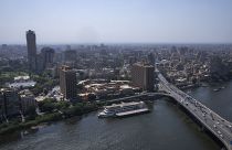 نهر النيل في القاهرة، مصر.