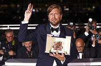 Writer/director Ruben Ostlund, winner of the Palme d'Or.