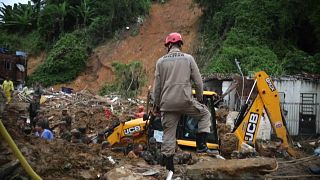 Dégâts causés par un glissement de terrain dans le nord-est du Brésil