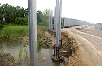Yunanistan-Türkiye sınırına inşa edilen çelik duvar