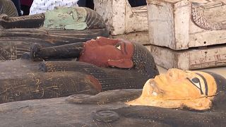 Des momies retrouvées près du Caire
