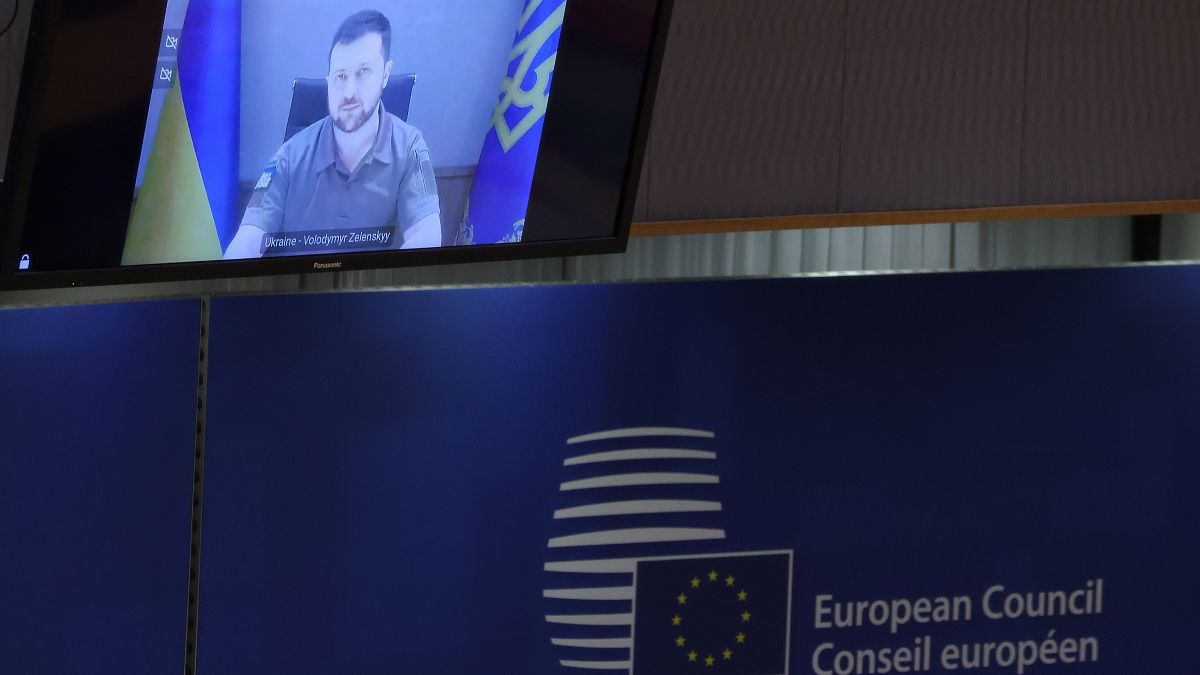 Discours du président ukrainien lors du sommet européen