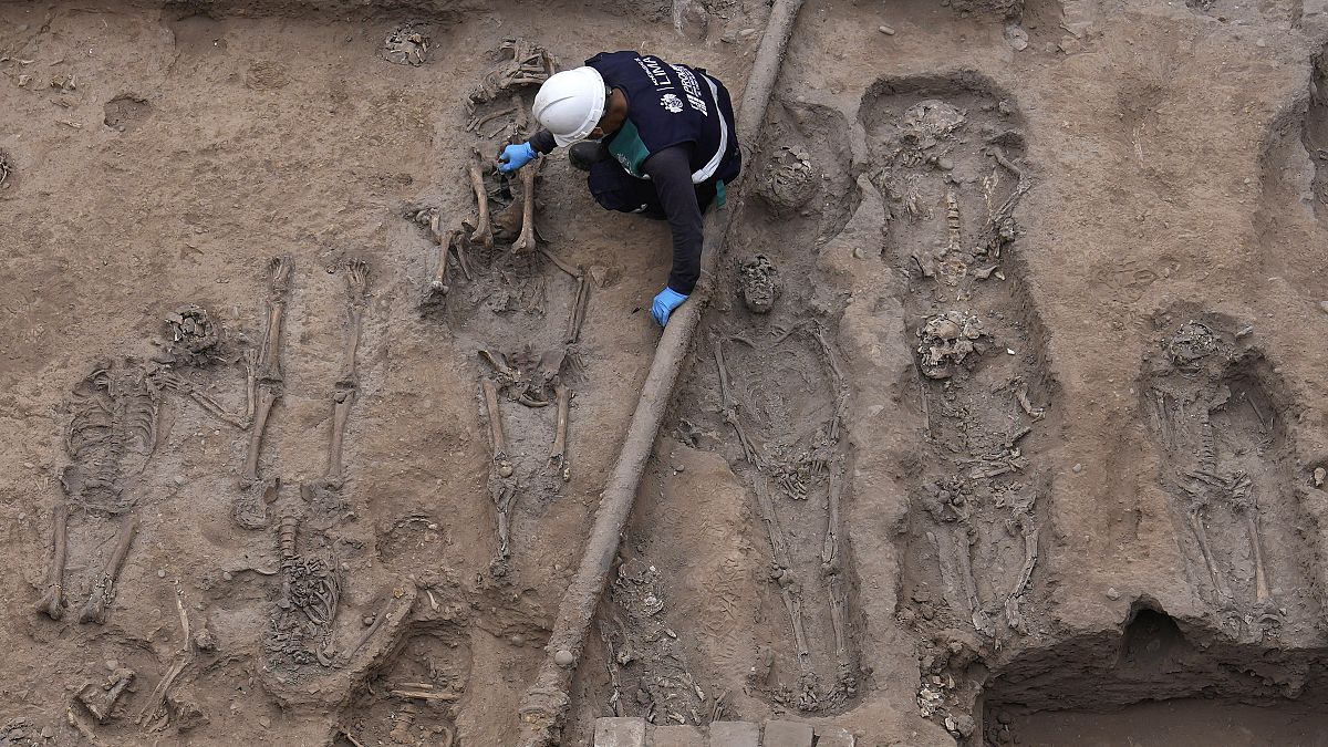 Peru'da arkeoloji çalışması 