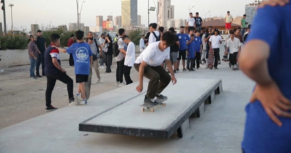 Libyan's enjoy Tripoli's first skatepark - Vimarsana News