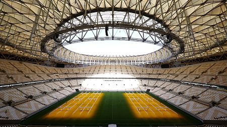 The new world cup stadium in Qatar.