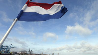 Bandera nacional de Países Bajos.