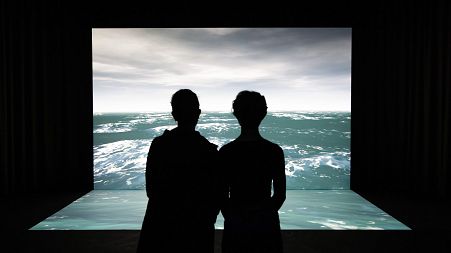 Noise Aquarium, Victoria Vesna at Our Time on Earth, 2022 Barbican Centre 5 May – 29 August 2022 Installation view