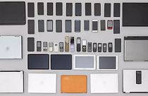 Some of the massive quantities of contraband seized by Budapest police on May 9.