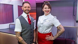 Should cabin crew be allowed to have visible tattoos? Virgin Atlantic says it’s the first UK airline to allow this.
