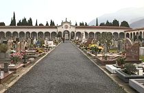 Cemitério na Europa.