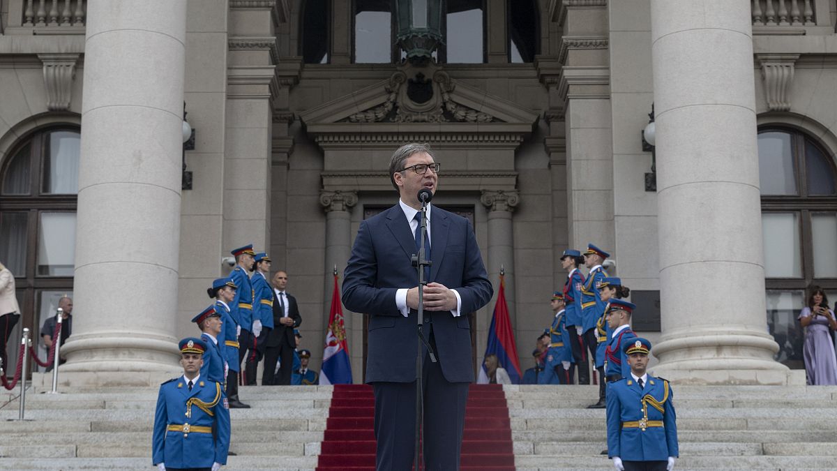 Президент Сербии Александр Вучич 31 мая 2022