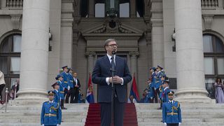 Le président serbe Aleksandar Vucic