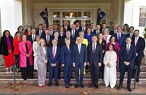 Swearing-in ceremony at Government House in Canberra, Australia, June 1, 2022.