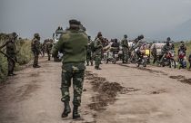 População em fuga das milícias do M23 no Kivu Norte