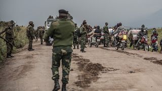 População em fuga das milícias do M23 no Kivu Norte