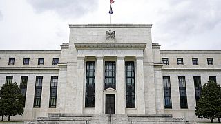 Εξωτερική άποψη του κτιρίου της Ομοσπονδιακής Τράπεζας των ΗΠΑ στην Ουάσιγκτον