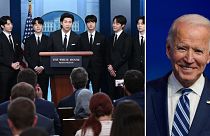South Korean boy band BTS met with President Joe Biden at the White House to discuss hate crimes targeting Asians in the US