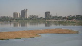 انخفاض كبير في مستوى مياه نهر دجلة 2022