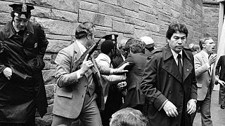 John Hinckley es detenido tras atentar contra Reagan en 1981