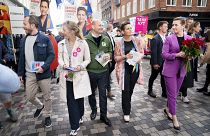Голосовать за отказ от особо статуса датчан призывали лидеры пяти крупных партий