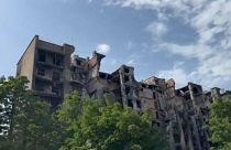Buildings in Sievierodonetsk, Ukraine, 1st June 2022