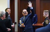Джонни Депп во время заседания суда по делу о клевете против Эмбер Херд. 23 мая, 2022 г.
