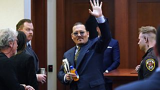 Джонни Депп во время заседания суда по делу о клевете против Эмбер Херд. 23 мая, 2022 г.