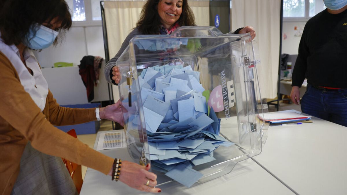 Recuento de votos en una Elecciones en Francia