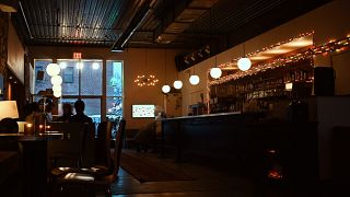 Smybolbild: Eine Bar im New Yorker Stadtteil Brooklyn.