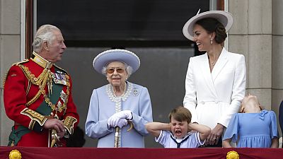 II. Erzsébet brit királynő platina jubileumi ünnepségén 2022. június 2-án