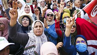 Proteste in Tunisia contro il governo di Kais Saied