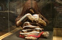 مومیایی کودک قربانی شده در امپراتوری اینکاها در موزه پرو