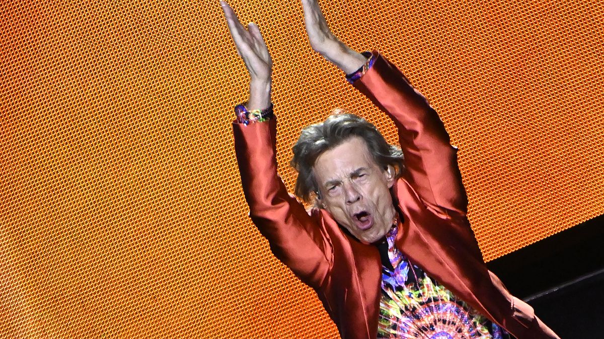 Mick Jagger in Höchstform, 1.6.2022 in Madrid