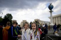 Meninas em Kiev, Ucrânia