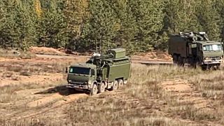 Orosz katonai járművek Ukrajnában