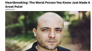 Captura de pantalla del artículo 'The worst person you know'