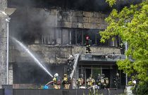 Пожар в "Гранд Сетунь Плаза" 3 июня 2022