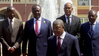 Presidente de Angola, João Lourenço, com membros do Conselho da República
