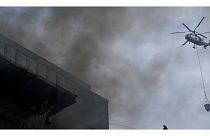 اندلاع حريق في مركز تجاري في موسكو