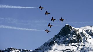 طائرات حربية تابعة للقوات الجوية السويسرية (أرشيف)